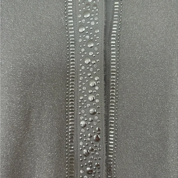 NWOT White House Black Market Silver Embellished Cardigan - Picture 3 of 9